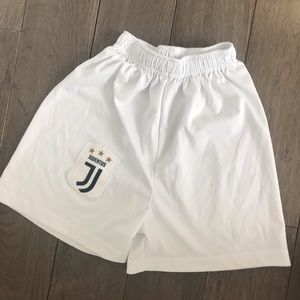 Juventus boys soccer shorts
